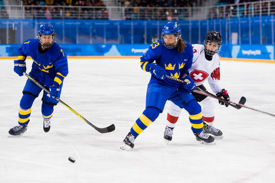 Johanna Olofsson of Sweden, Rebecca Stenberg of Swedenand