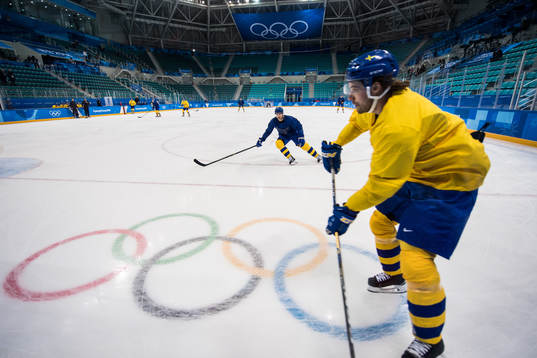 Mikael Wikstrand of Sweden and Johan Fransson of Sweden