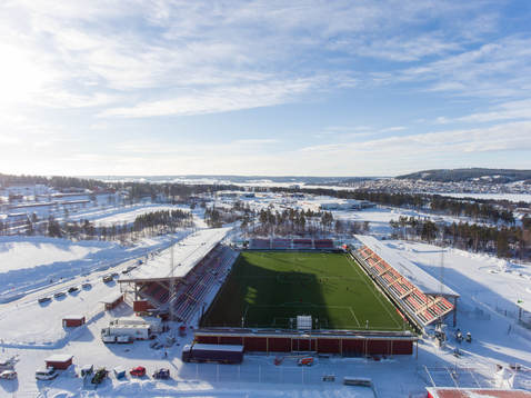 vy över Jämtkraft Arena