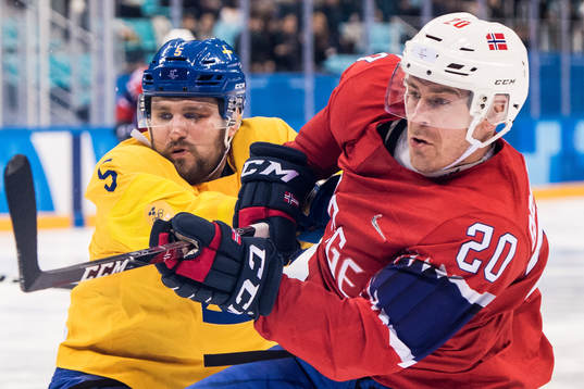 Mikael Wikstrand of Sweden and Anders Bastiansen of Norway