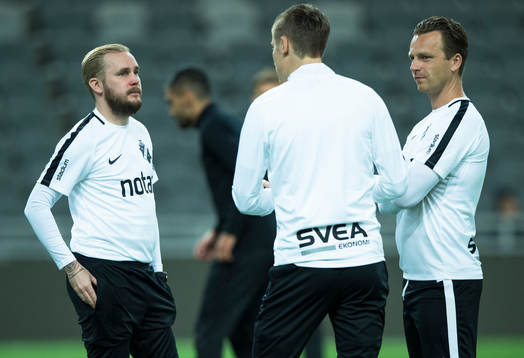 s assisterande tränare Patric Jildefalk (tv), Johan