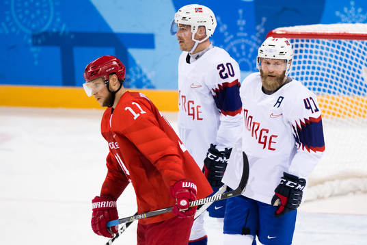 Sergei Andronov Of Russia (OAR), Anders Bastiansen and