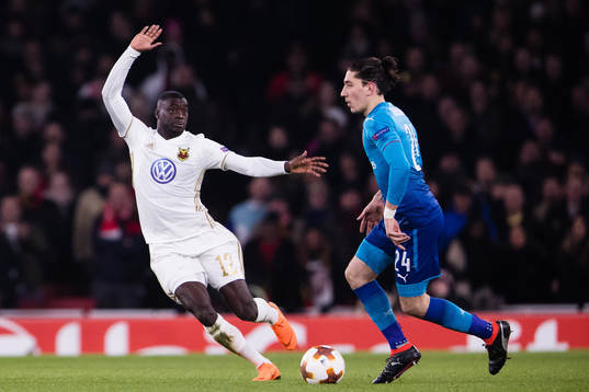 Östersunds Ken Sema och Arsenals Hector Bellerin