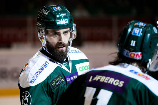 Färjestads Morgan Ellis jublar