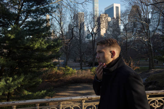 New York City FCs nyförvärv Anton Tinnerholm poserar för ett porträtt