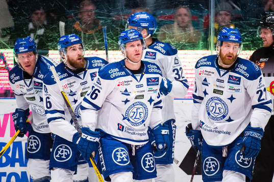 Leksands Daniel Pietta , Patrick McNally , Mattias Ritola
