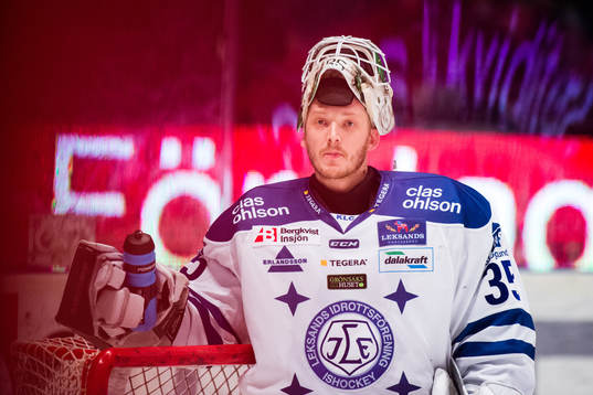 Leksands målvakt Robin Rahm