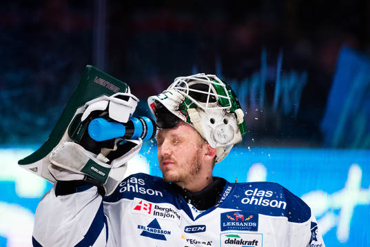 Leksands målvakt Robin Rahm