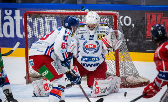 Oskarshamns målvakt Christoffer Rifalk