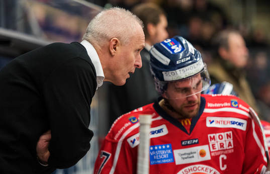 Västerviks tränare Roger Forsberg och Dan Pettersson
