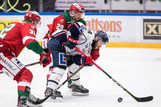 Linköpings Jimmy Andersson och Moras Marcus Fagerudd  i