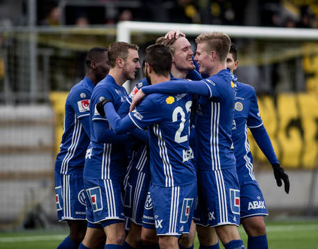 Sundsvall spelarna jublar