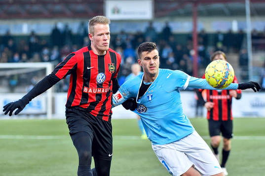 Brommapojkarnas Martin Rauschenberg och Malmö FFs