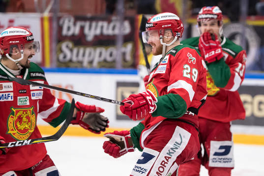 Moras Marcus Fagerudd jublar