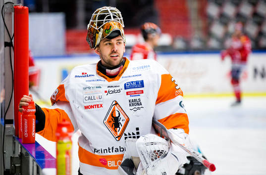 Karlskronas målvakt Johannes Jönsson