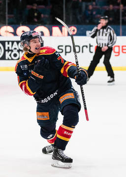 Djurgårdens Marcus Davidsson jublar