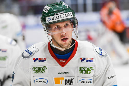 Frölundas Matt Donovan jublar