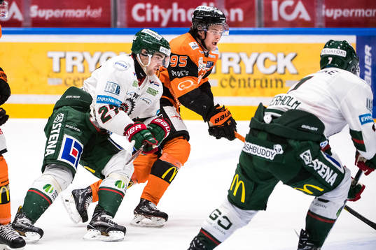 Frölundas Ponthus Westerholm  och Karlskronas Carl Persson