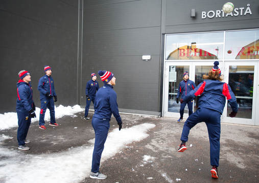 Djurgårdens Jesper Pettersson, David Bernhardt och