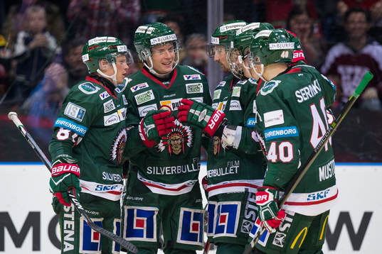 Frölundas Victor Olofsson jublar