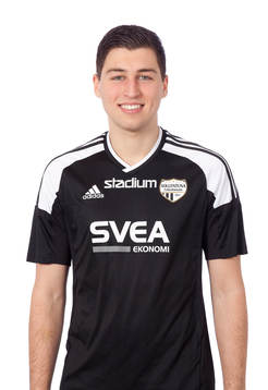 Sollentunas Luka Dobrojevic poserar för ett porträtt den 15 mars 2018 i Stockholm.