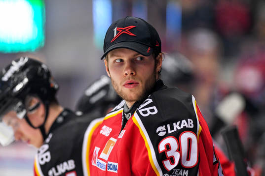 Luleås målvakt Filip Gustavsson blev utbytt