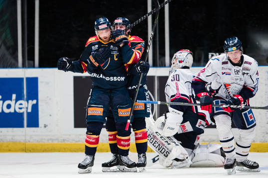 Djurgårdens Calle Ridderwall jublar