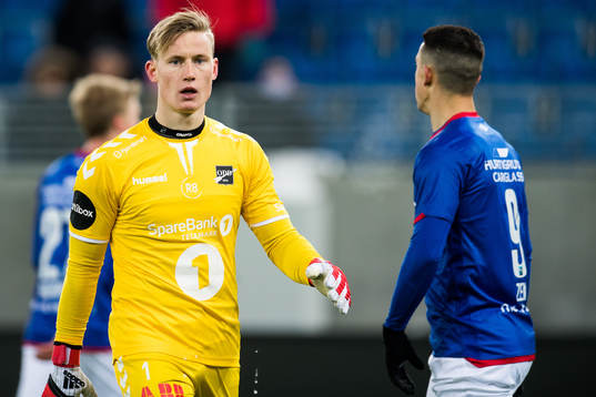 Goalkeeper Sondre Løvseth Rossbach of Odd