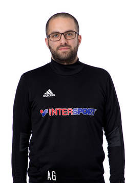 ThorenGruppens huvudtränare Andre Ghanbari poserar för ett porträtt den 19 mars 2018 i Umeå.