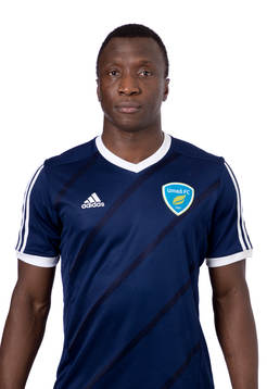 Umeås Modou lamin Sillah poserar för ett porträtt den 19 mars 2018 i Umeå.