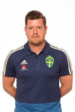 Tränare Jesper Ljung i P18/00-landslaget poserar för ett porträtt den 20 Mars 2018 i Stockholm. 