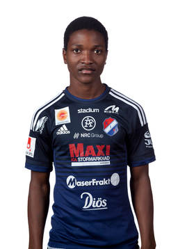 Kvarnsvedens Temwa Chawinga poserar för ett porträtt den 20 mars 2018 i Borlänge.