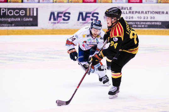 Brynäs Henrik Larsson och Växjös Brendan Shinnimin