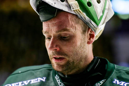 Färjestads målvakt Lars Haugen