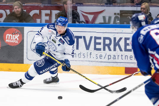 Leksands Daniel Pietta  i ishockeymatchen i