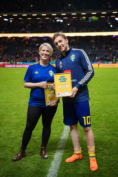 Sveriges Emil Forsberg får pris som matchens lirare