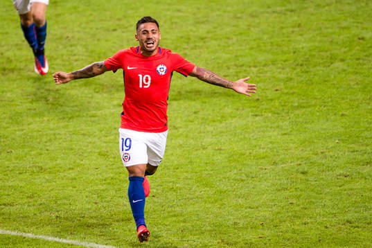 Chiles Marcos Bolados jublar efter 1-2