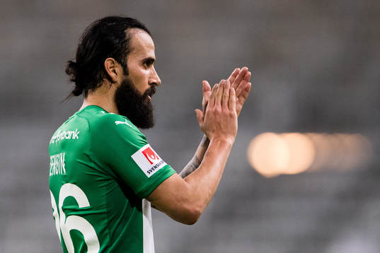 Hammarbys Erkan Zengin tackar publiken