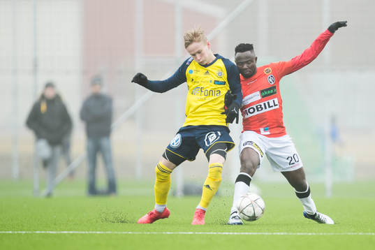 Ängelholms Alexander Engholm och Landskronas Edafe Egbedi