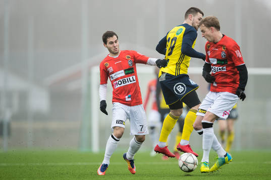 Landskronas Alexander Tkacz och Viktor Svensson