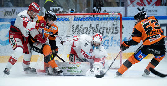 Karlskronas Filip Cruseman och Bobbo Petersson och Timrås