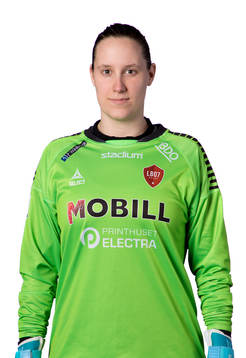 LB07s målvakt Emma Lind poserar för ett porträtt den 26 mars 2018 i Malmö.