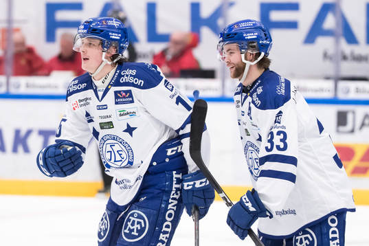 Leksands Johan Porsberger jubel