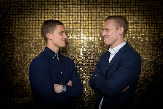 Helsingborgs Pär Hansson och Halmstads Peter Larsson