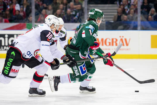 Malmö Redhawks Robin Alvarez hakar Frölundas Victor