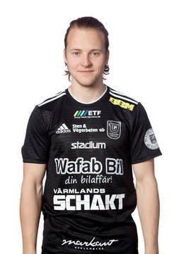 Carlstads Joel Gustavsson poserar för ett porträtt den 28 mars 2018 i Karlstad.