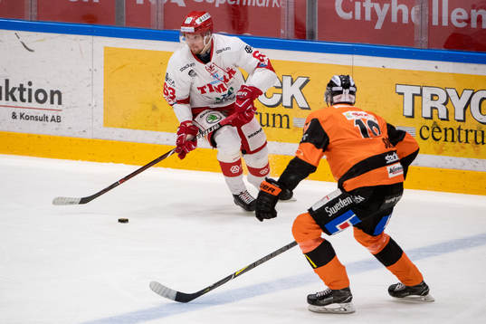 Timrås Tobias Liljendahl och Karlskronas Mattias Guter