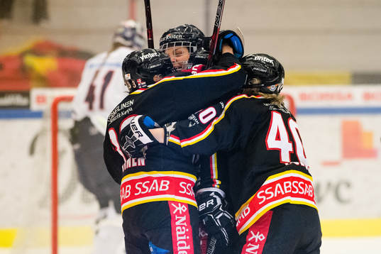 Luleås spelare jublar