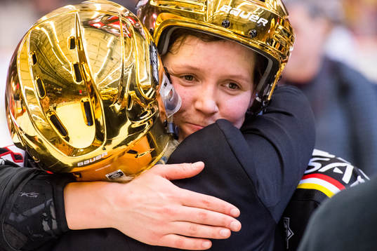 Luleås spelare jublar