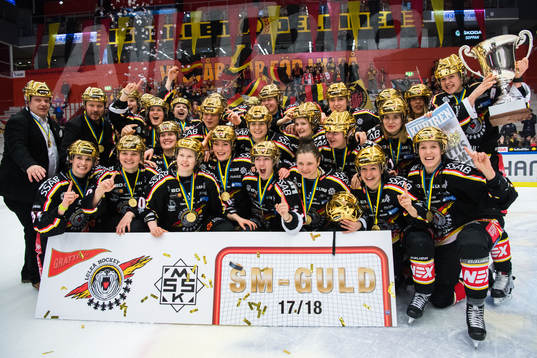 Luleås spelare jublar